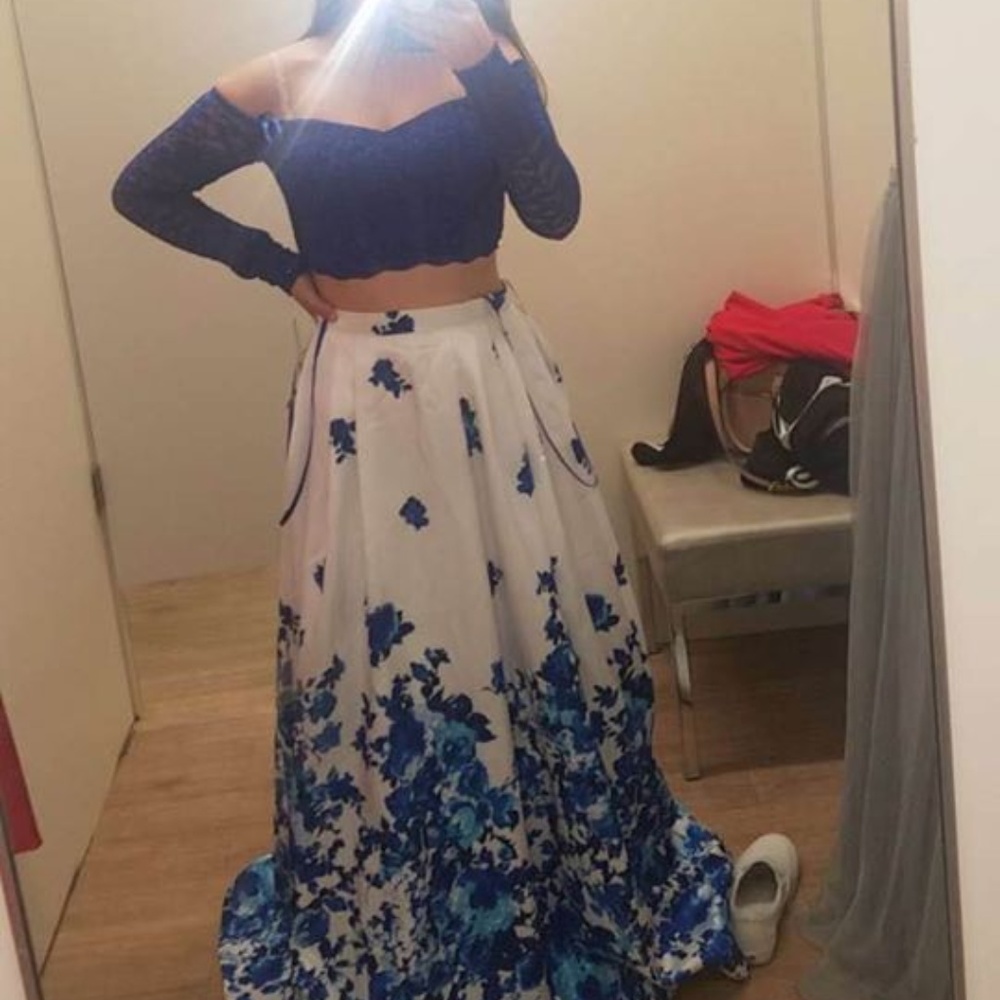 prom dress two piece